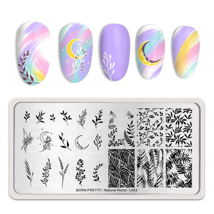 Rectangle Nail Stamping Plates
