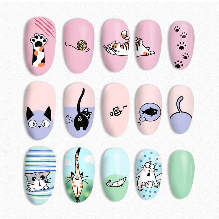 Nail Stamping Plate Animal-L003