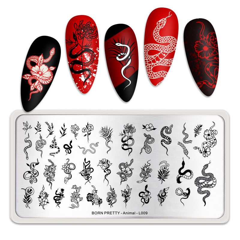 Nail Stamping Plate Animal-L009
