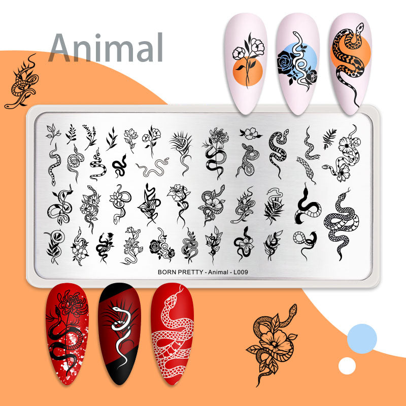 Nail Stamping Plate Animal-L009