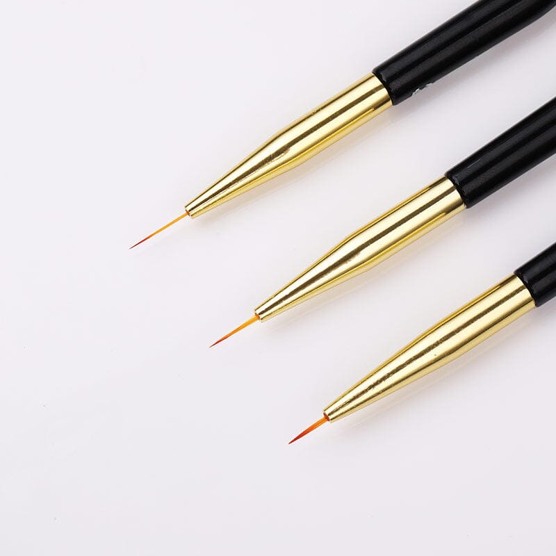 3pcs Double Head UV Gel Nail Brushes
