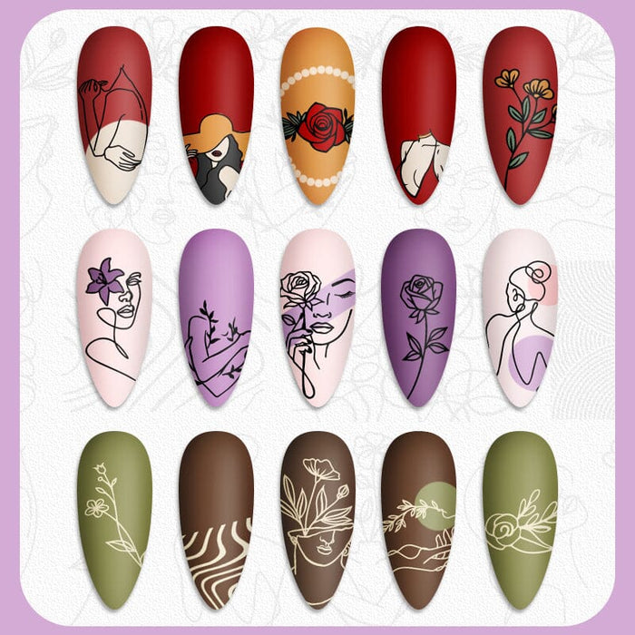 Nail Stamping Plate Artist-L021
