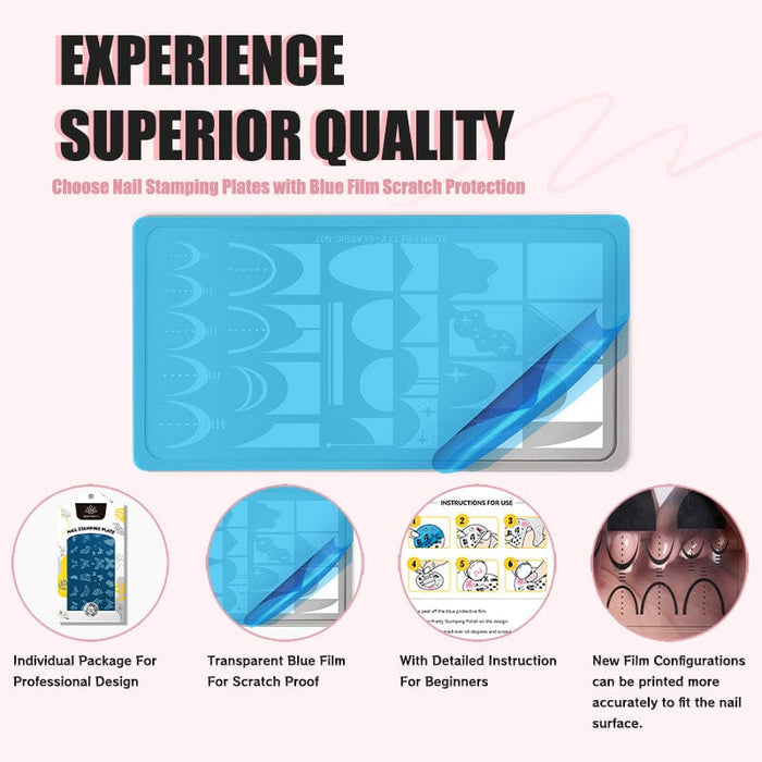 Nail Stamping Plate BUTTERFLIES-N08