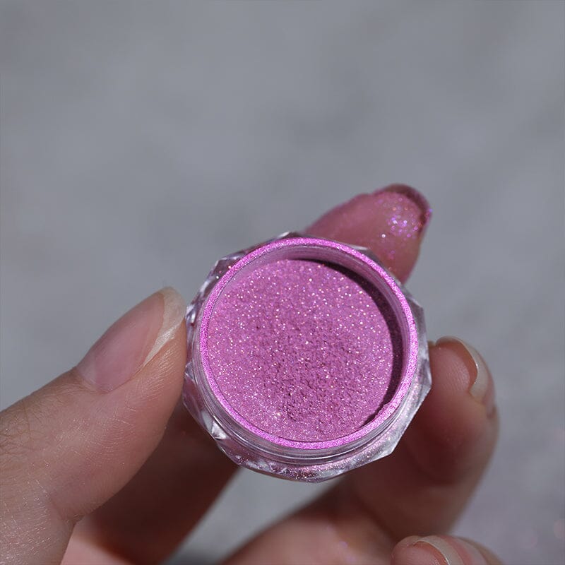 Pink Gradient Auroras Pearl Nail Powder #03