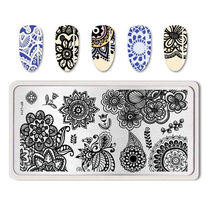 Rectangle Nail Stamping Plates