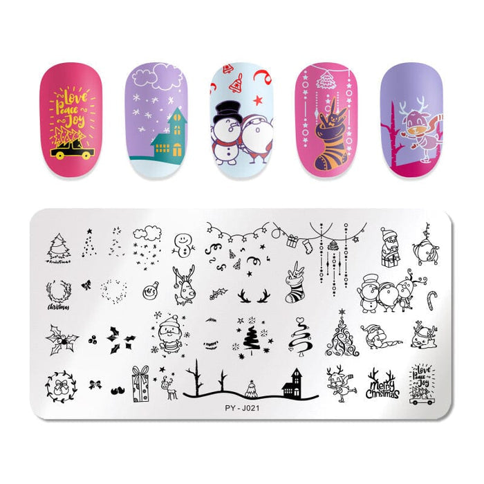 Rectangle Nail Stamping Plates