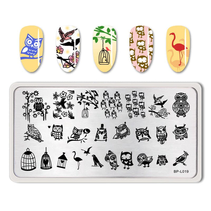 Rectangle Nail Stamping Plates
