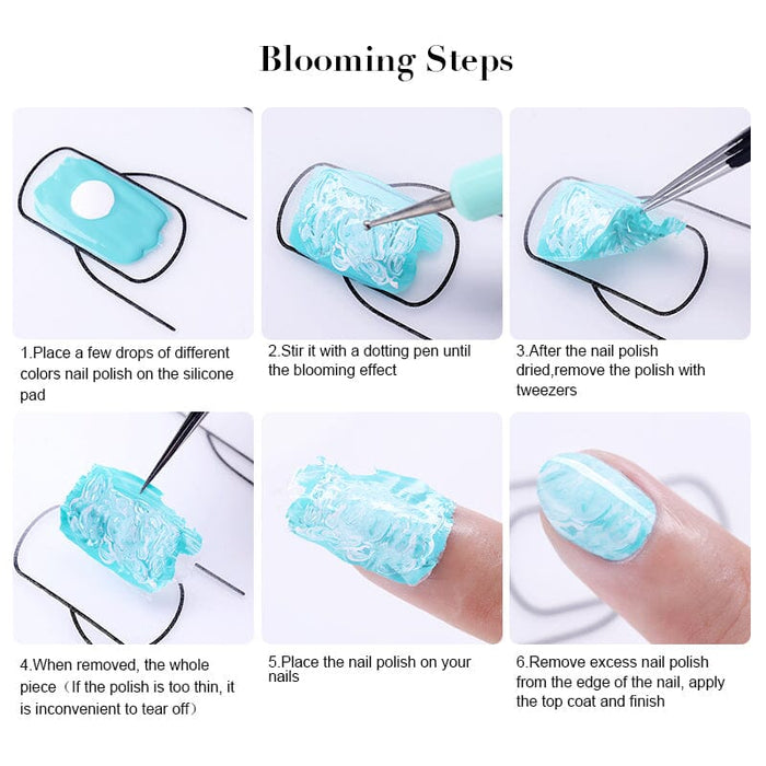 Silicone DIY Nail Art Stamping Mat