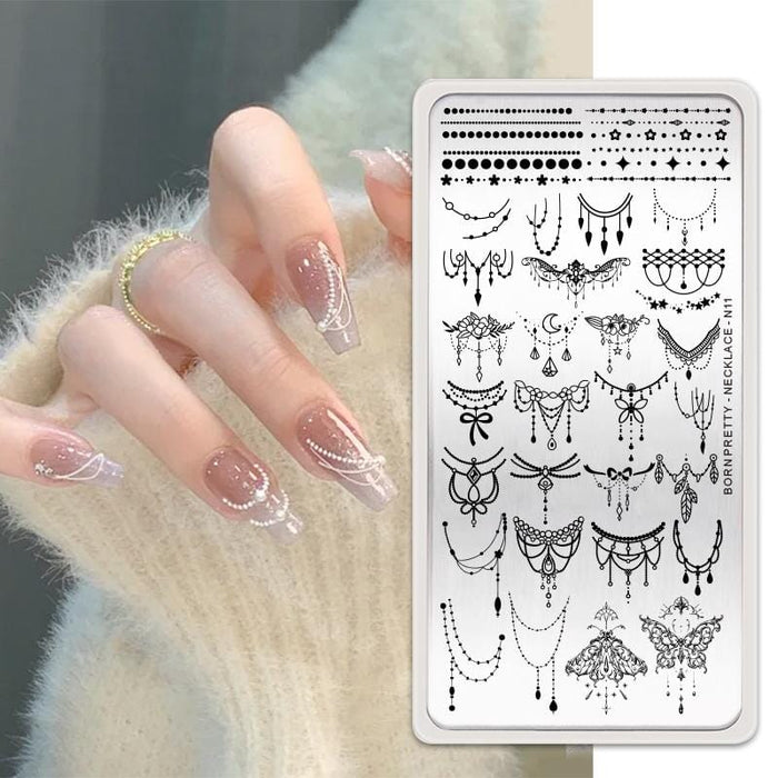 Rectangle Nail Stamping Plates
