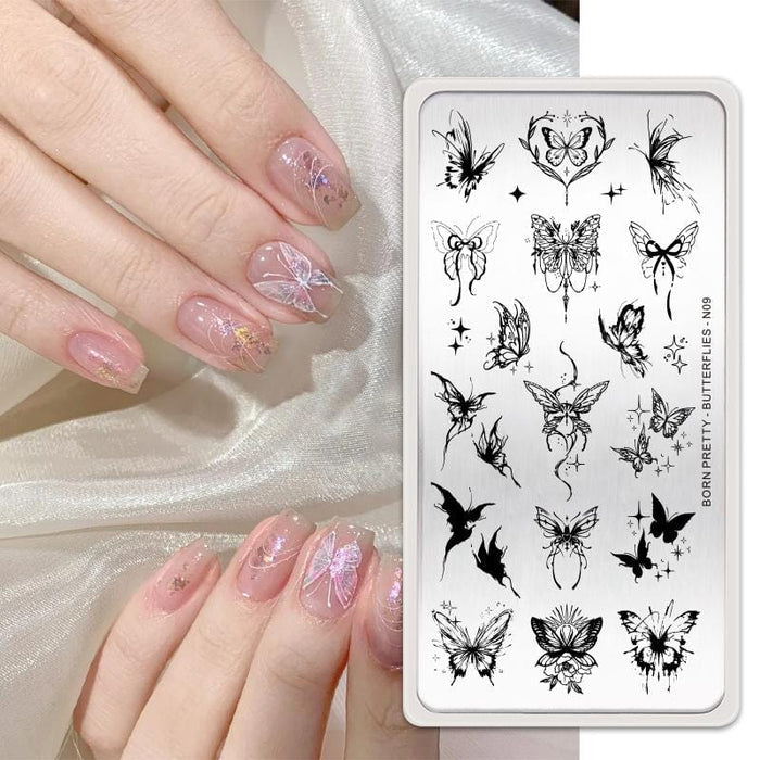 Rectangle Nail Stamping Plates