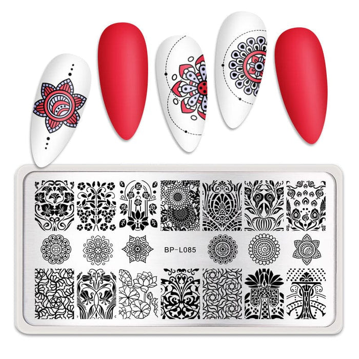 Rectangle Nail Stamping Plates