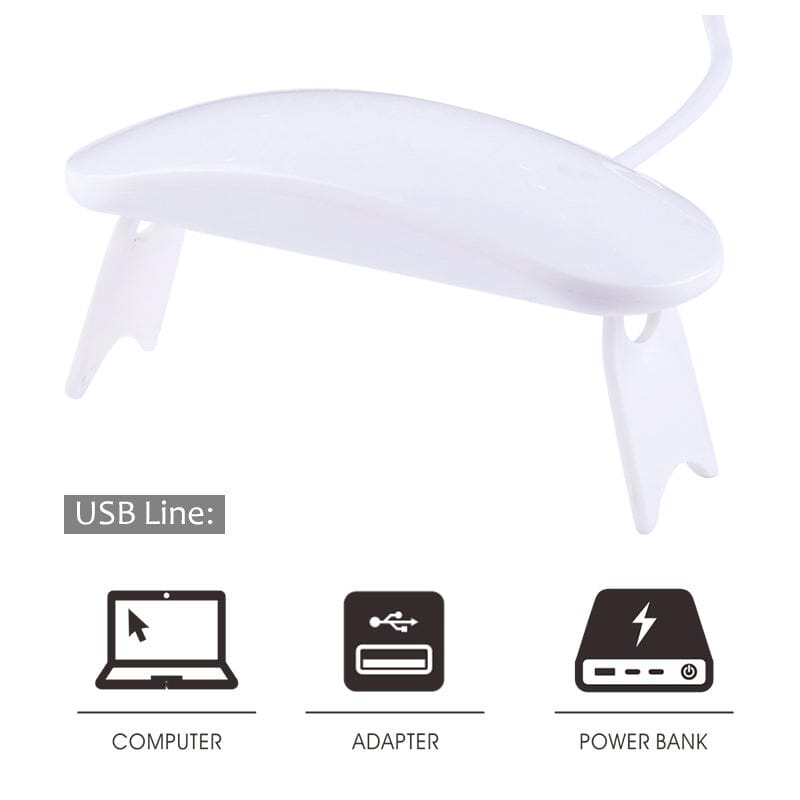 6W White UV/LED Lamp Nail Dryer