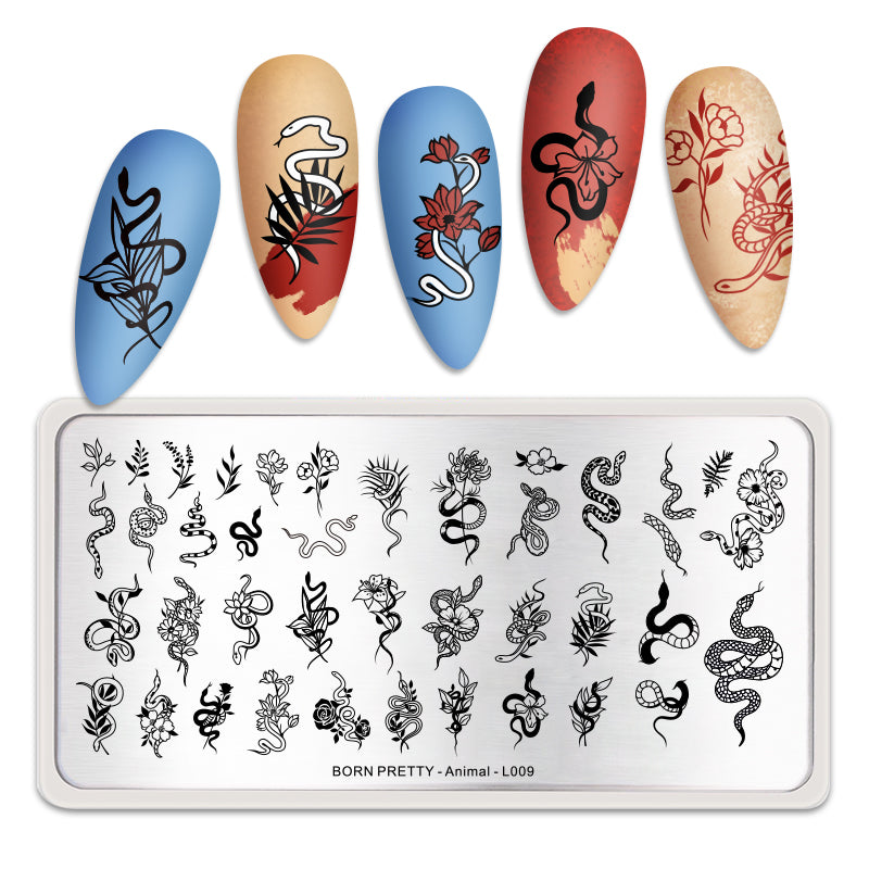 Nail Stamping Plate Animal-L009