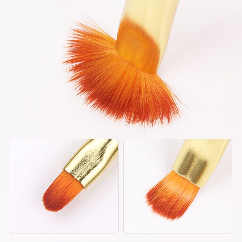 3pcs Double Head UV Gel Nail Brushes