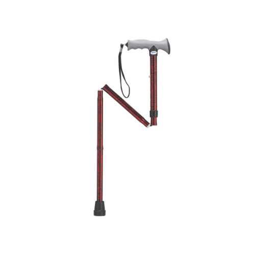 Folding Cane Aluminum with Gel Grip – Adjustable, Lightweight & Foldable