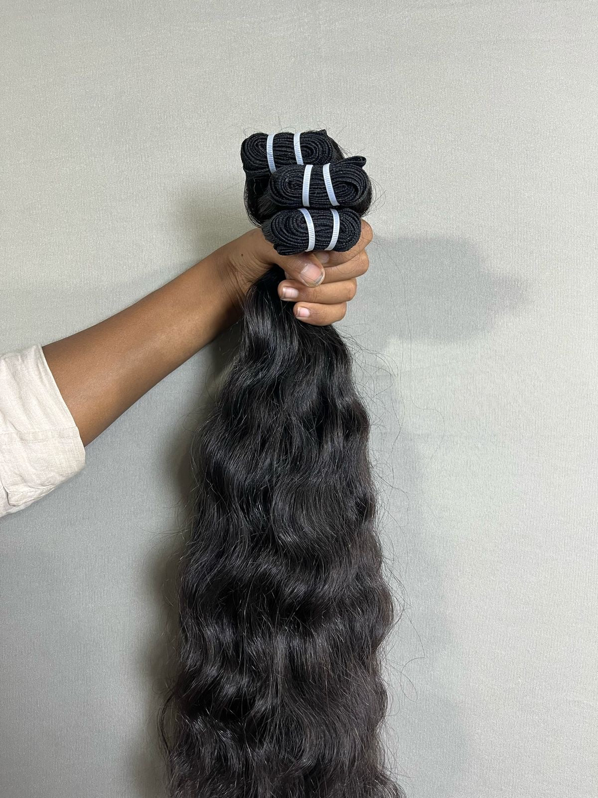 Indian Raw Curly Human Hair Bundles "“ 100% Unprocessed & Natural