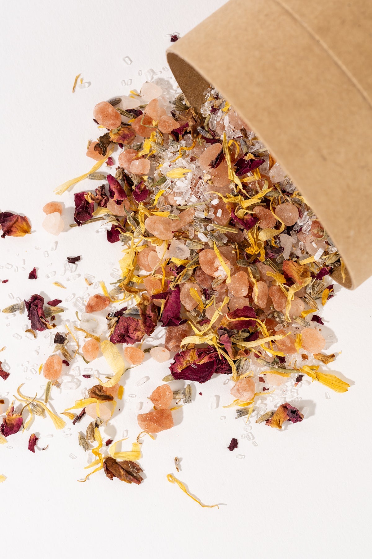 Geranium & Lavender Bath Salts – 750g Himalayan Pink Salt, Epsom Salt, Essential Oils & Botanicals