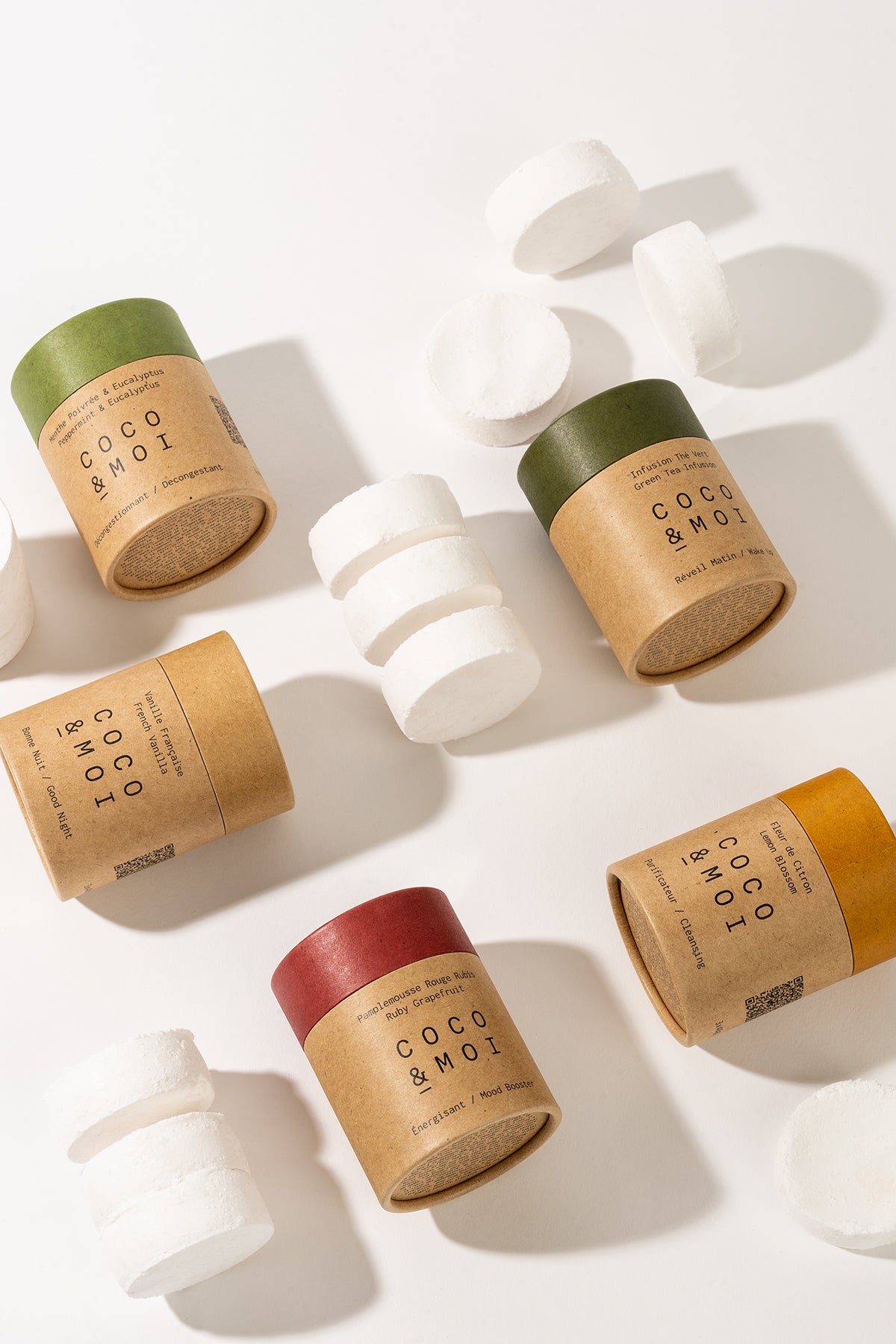 Shower Steam – Vegan Aromatic Tablets with Natural Essential Oils