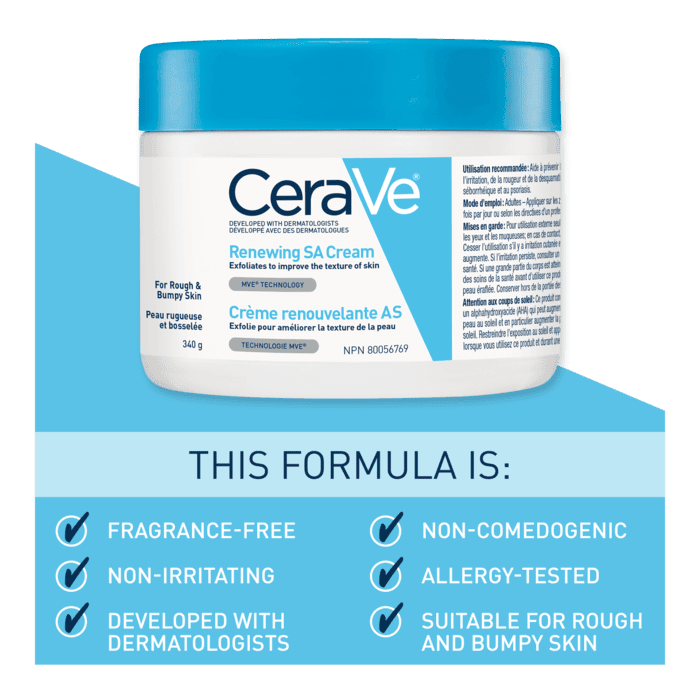 CeraVe SA Cream for Rough & Bumpy Skin 340 g