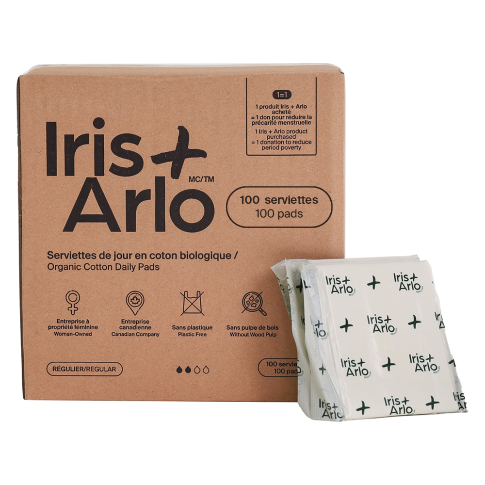 100% Organic Cotton Daily Pads - Bulk