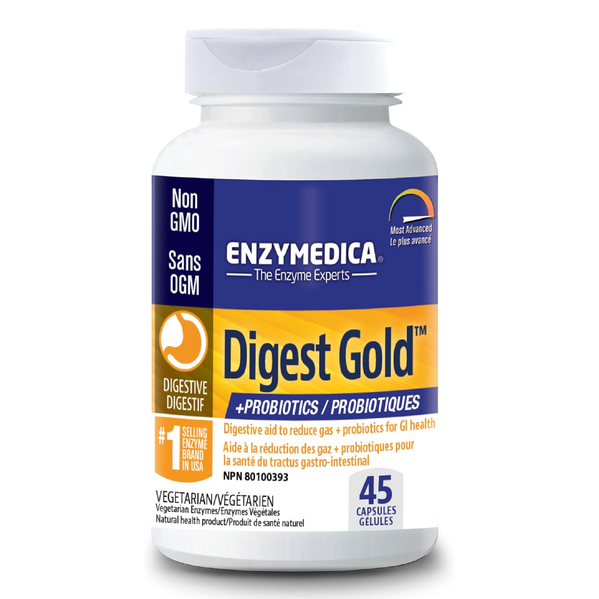 Enzymedica Digest Gold with Probiotics, 45 caps
