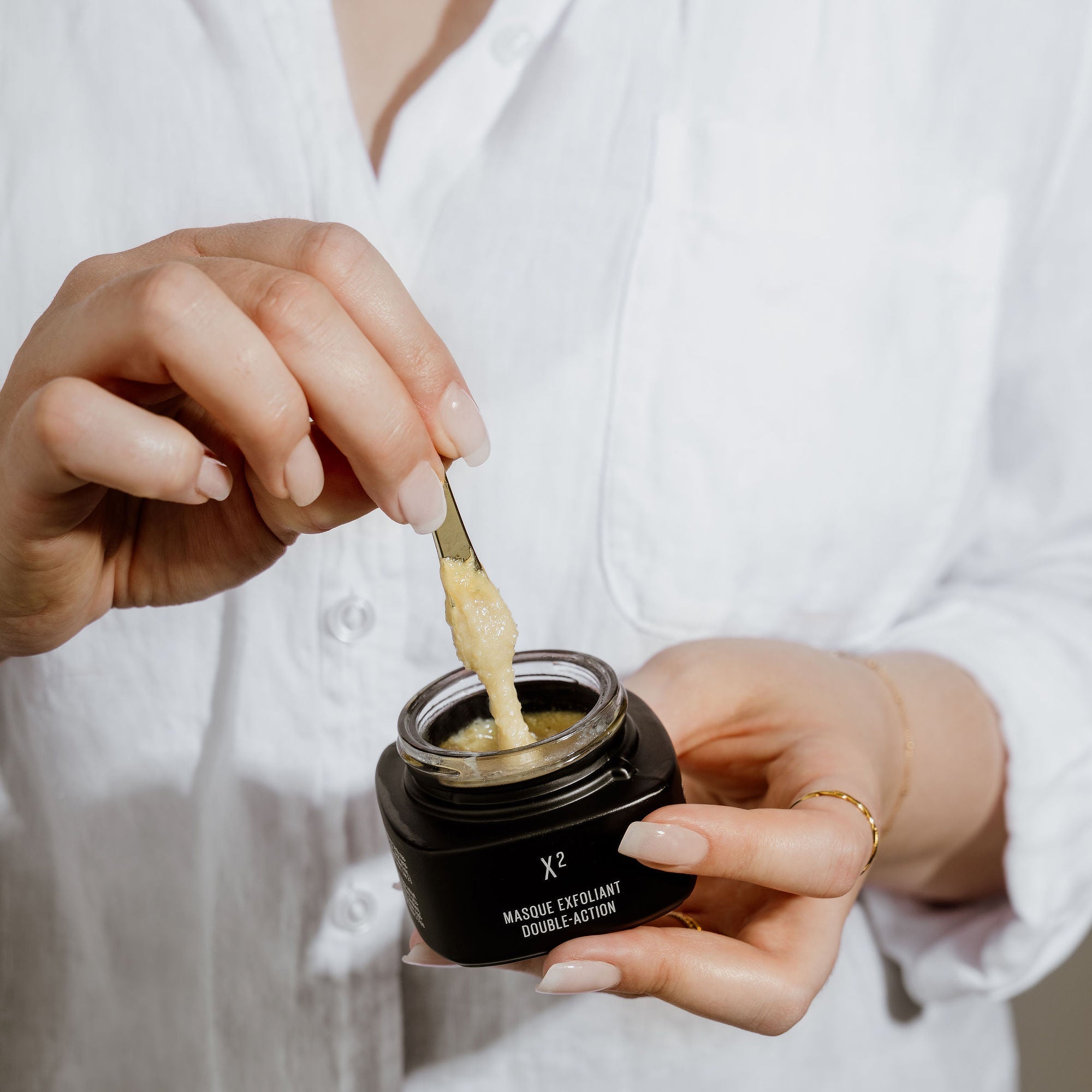 X² 3-in-1 Scrub, Peeling & Exfoliating Face Mask – Gentle Enzyme & AHA Exfoliant with Papaya, Cocoa & Wild Iris