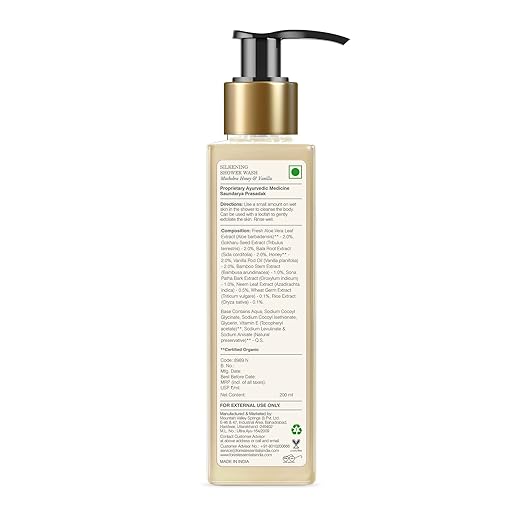 Forest Essentials Silkening Shower Wash Mashobra Honey & Vanilla