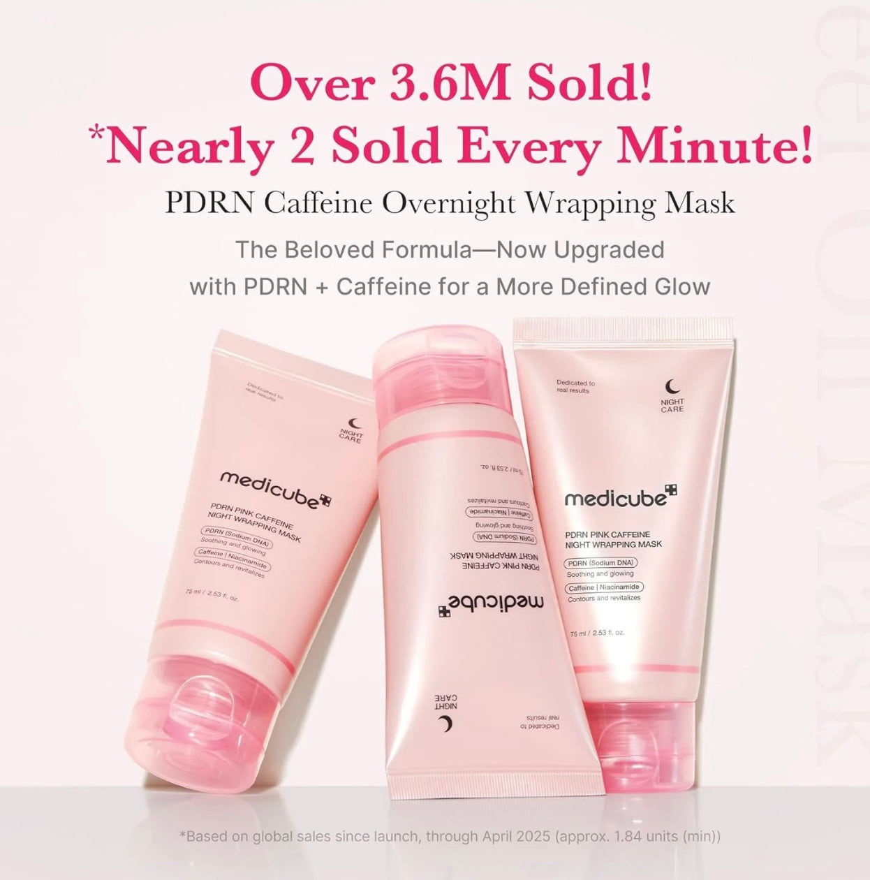 Medicube PDRN Pink Caffeine Night Wrapping Mask 75ml