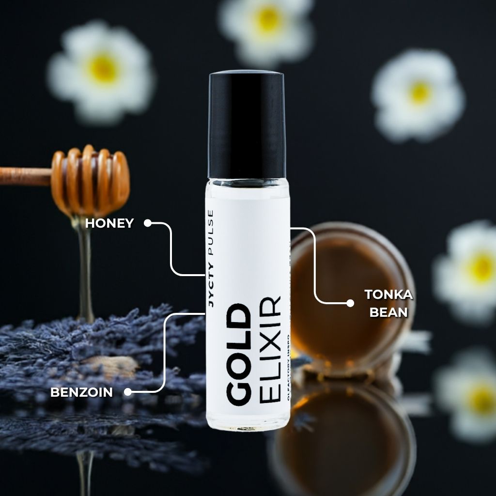 GOLD ELIXIR Perfume Oil – Inspired by Le Male Elixir, 10ml Roll-On