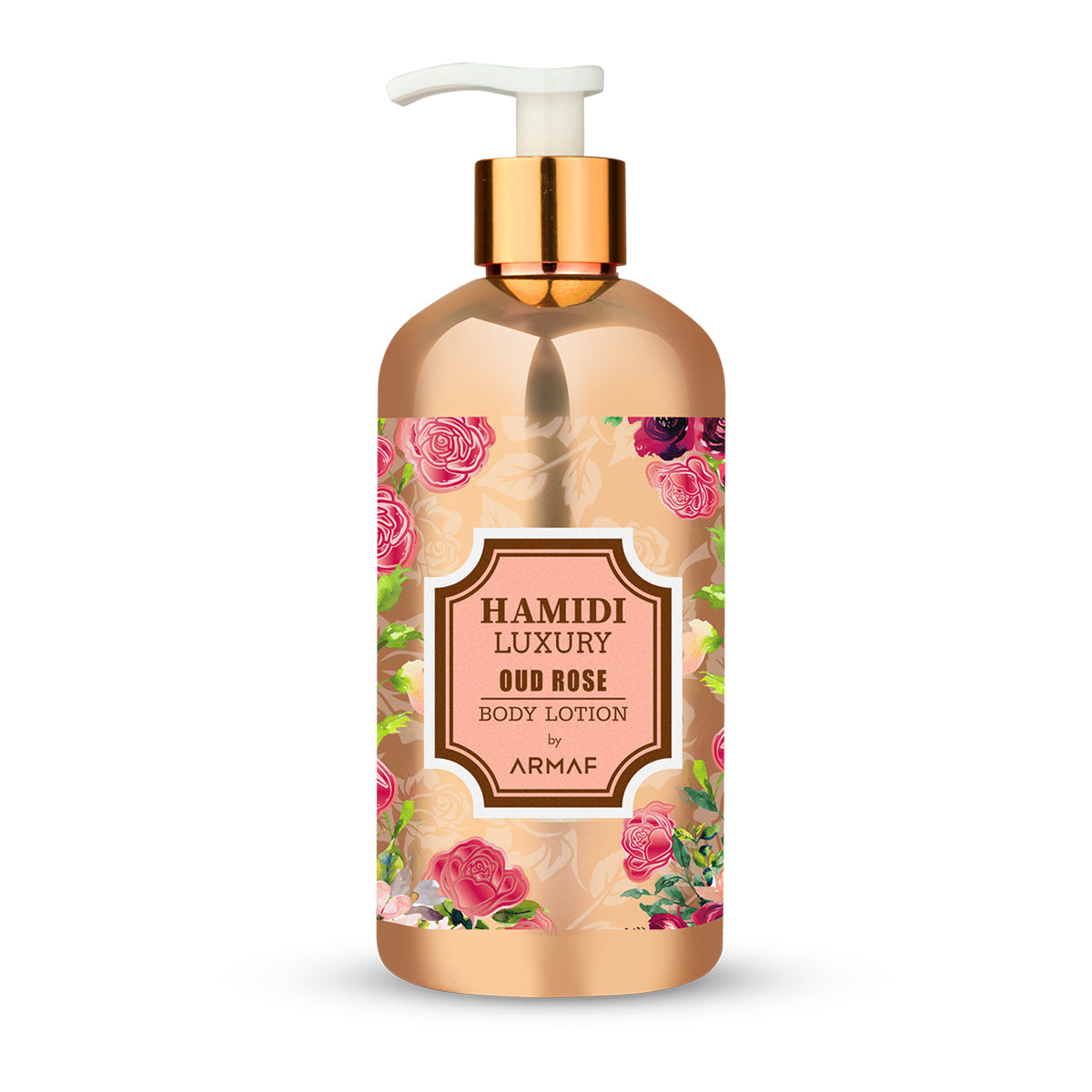Hamidi Luxury Oud Rose Body Lotion – Lightweight Hydrating & Scented