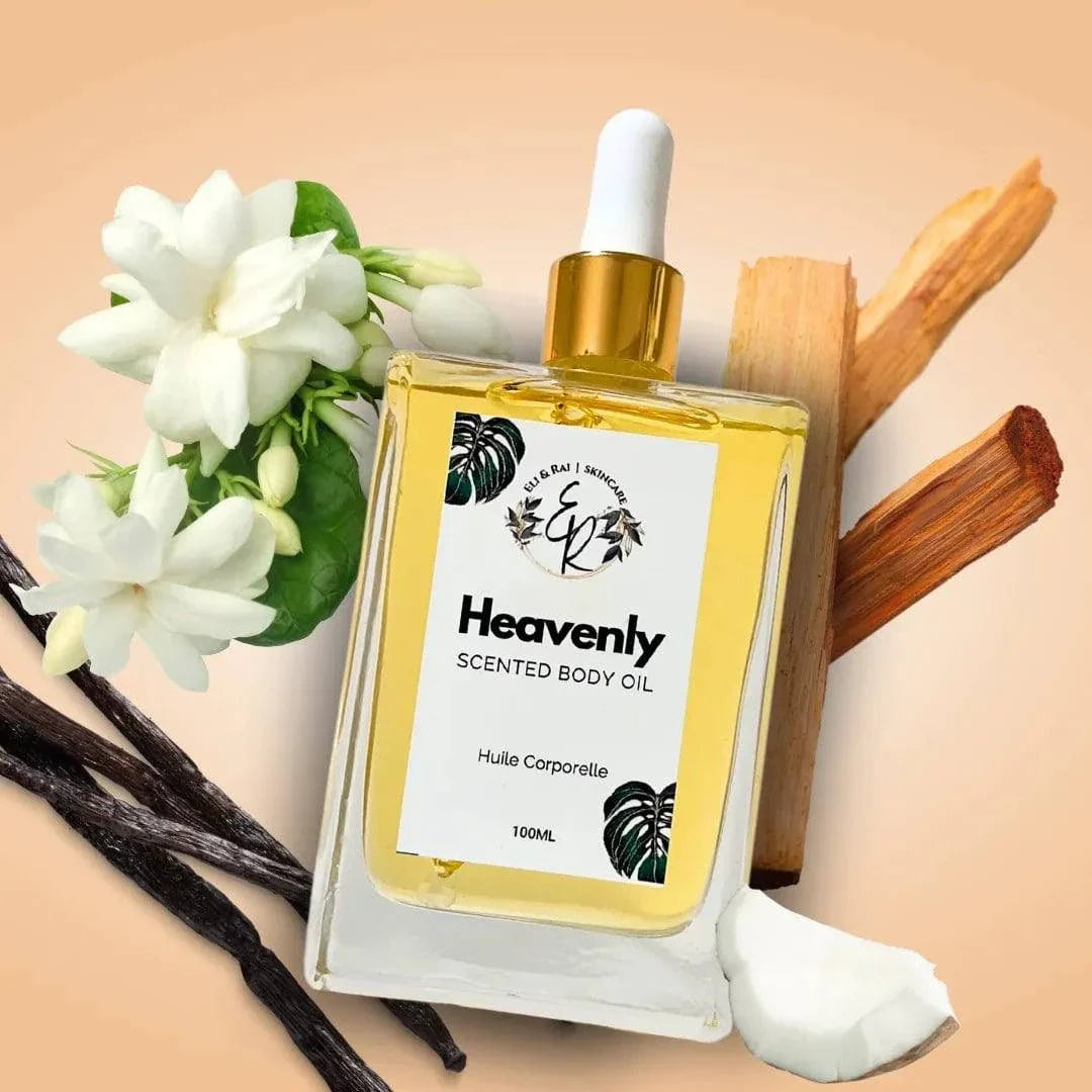 Heavenly Scented Body Oil – Hydrating & Glow-Enhancing Tropical Body Oil