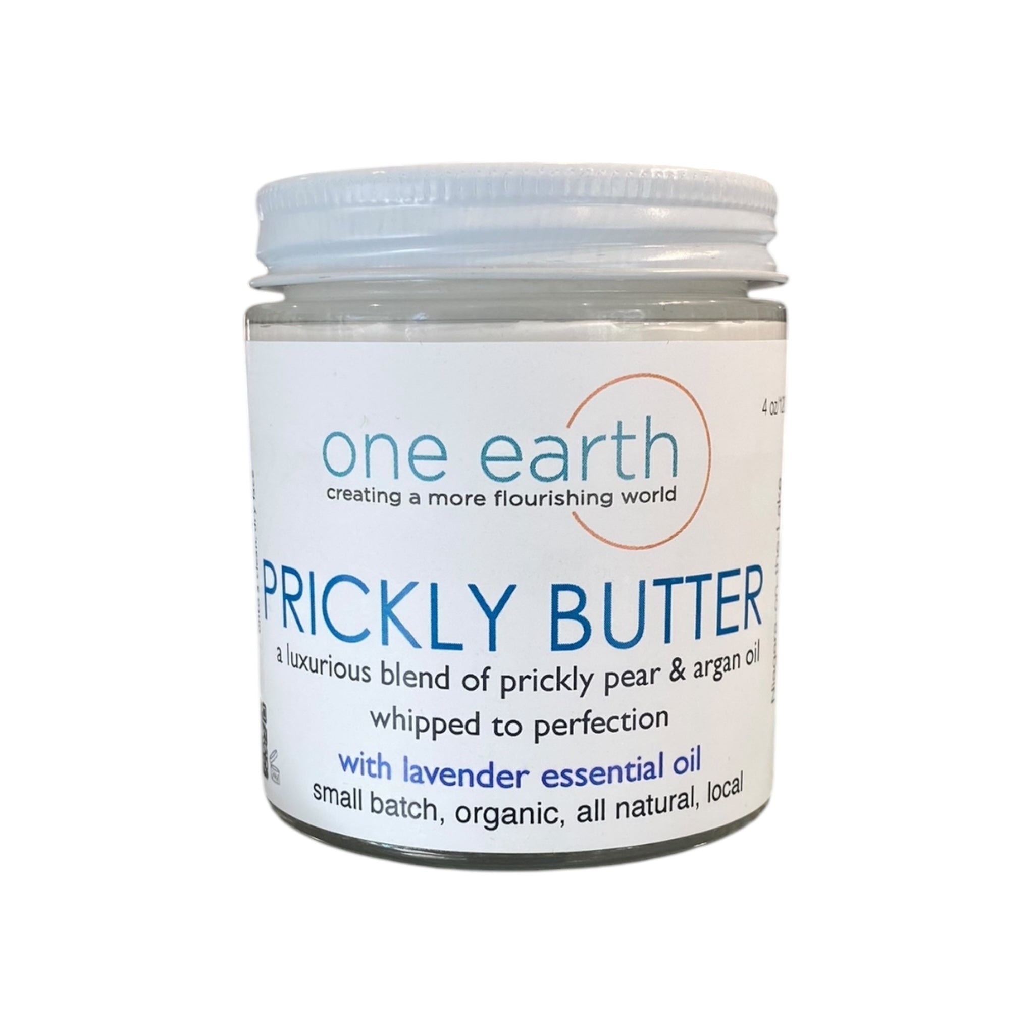 Prickly Butter – Lavender | 120ml, Prickly Pear & Argan Oil, Anti-Aging, Hydrating, Brightening, Non-Comedogenic, Reusable Glass