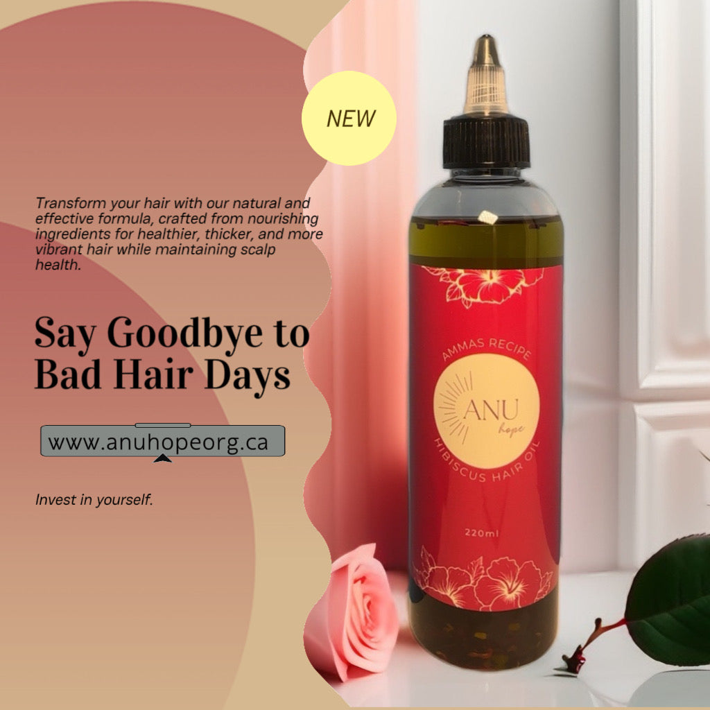 Hibiscus Hair Growth Oil – Natural Nourishing Hair Treatment