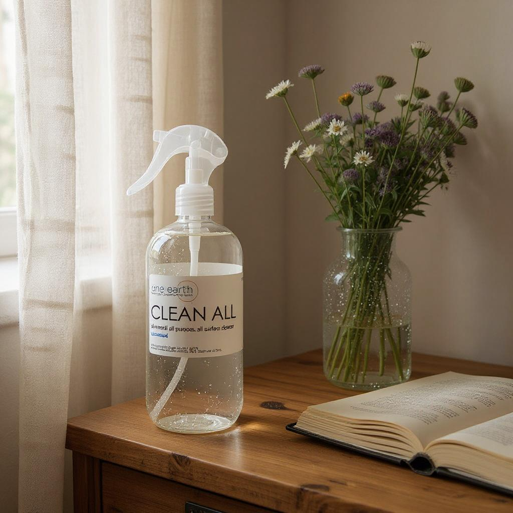 All-Purpose Cleaner – Unscented Natural Castile Soap Formula with Aloe Vera & Essential Oils, 1L Refill