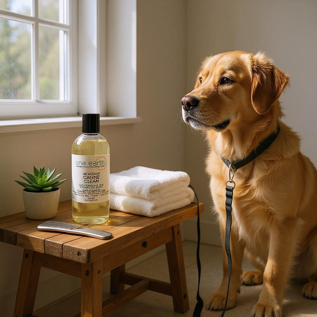 Canine Clean Shampoo – 500ml | Organic, All-Natural Dog Shampoo with Argan Oil, Chamomile, Lavender & Orange Blossom, SLS-Free