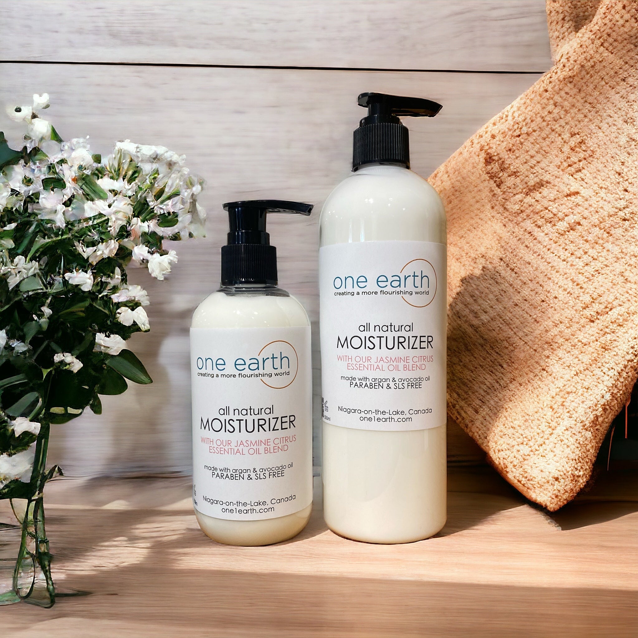 Body & Hand Lotion – Jasmine Citrus (Quench) | 100% Natural, SLS & Paraben Free Moisturizer, 250ml/500ml/1L