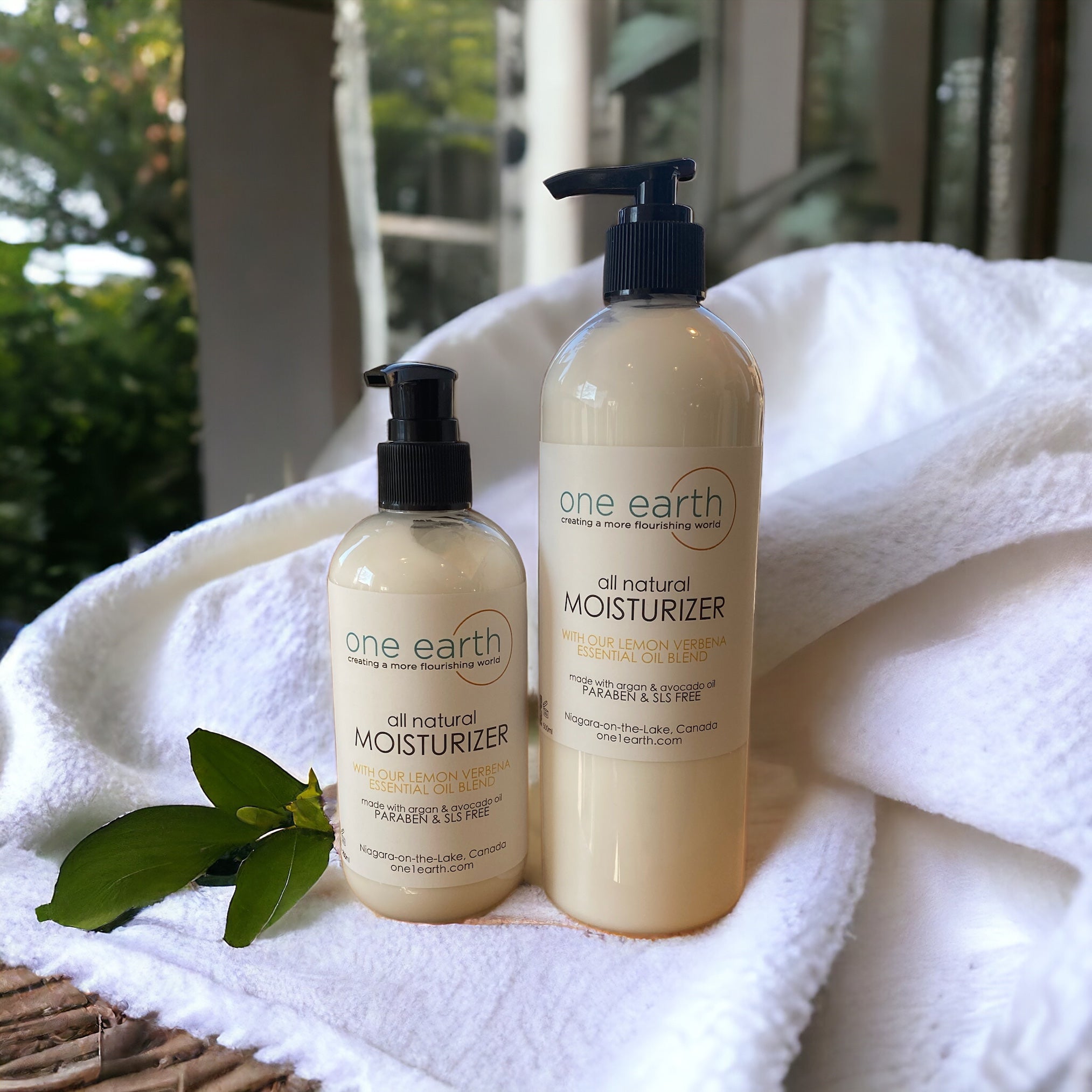 Body & Hand Lotion – Lemon Verbena | 100% Natural, SLS & Paraben Free Moisturizer with Organic Argan Oil, 250ml/500ml/1L