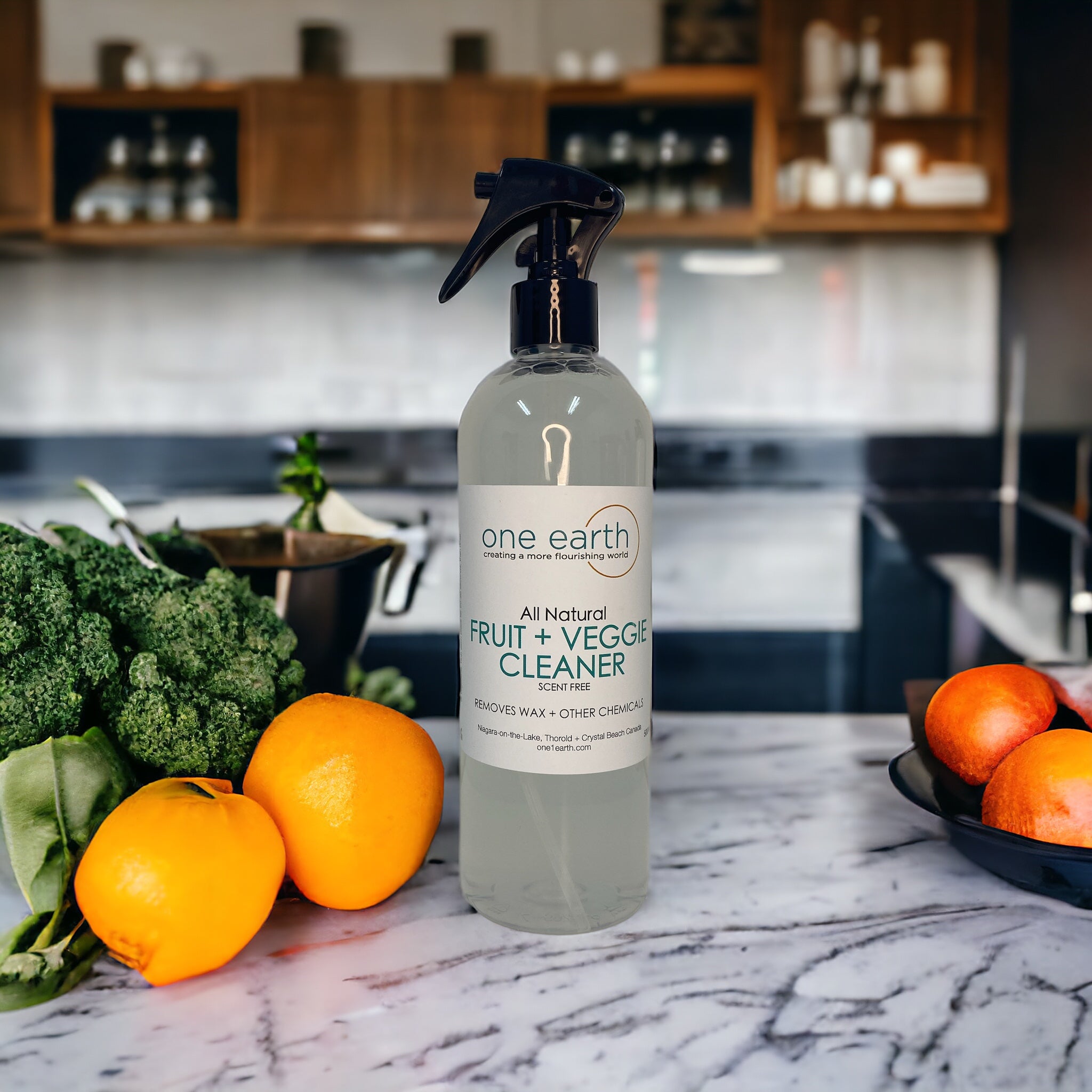 Fruit & Veggie Cleaner – 500ml Unscented, All-Natural Spray | Biodegradable, Phosphate & Paraben Free, Safe for Fruits & Vegetables