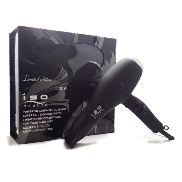 1875W DC Motor Hair Dryer with Cool Shot, 2 Nozzles, ALCI Plug, Magnet Window Box