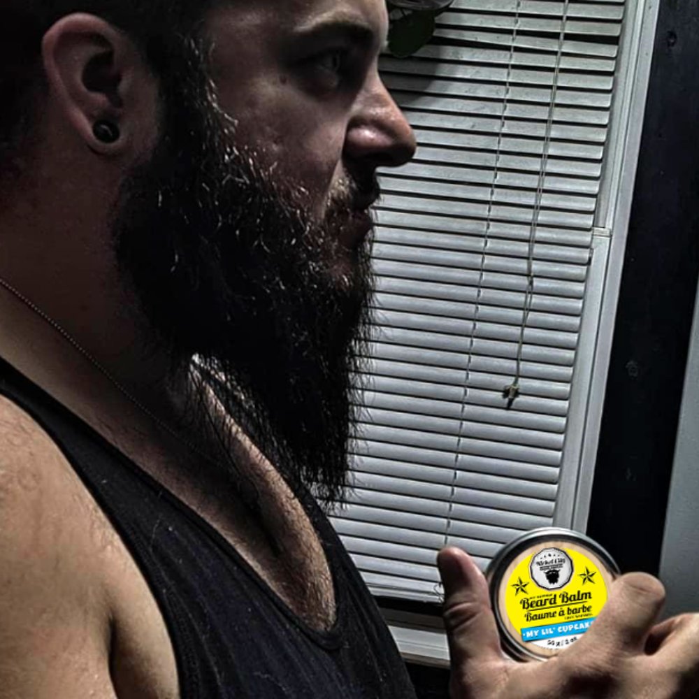 My Lil Cupcake Beard Balm (56g) – Sweet Vanilla Cupcake | Strong Hold & Conditioning Balm