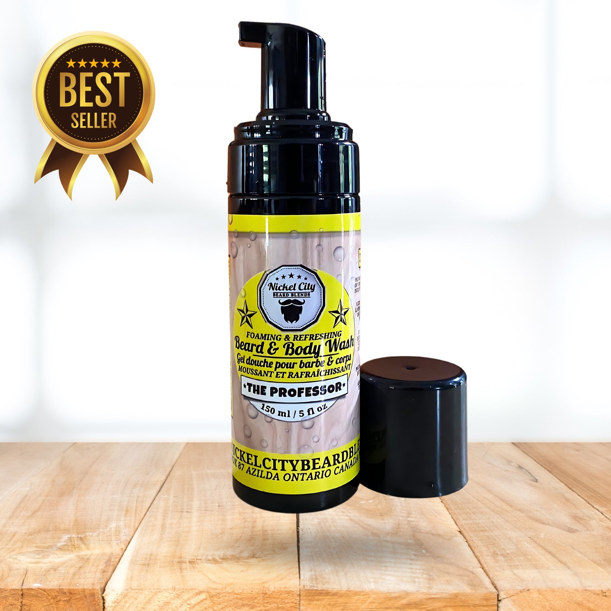 The Professor Beard Wash (150ml) – Cedarwood, Vanilla & Sweet Cigar | Gentle Beard Shampoo & Cleanser | Dr. Chris Schneider Collaboration