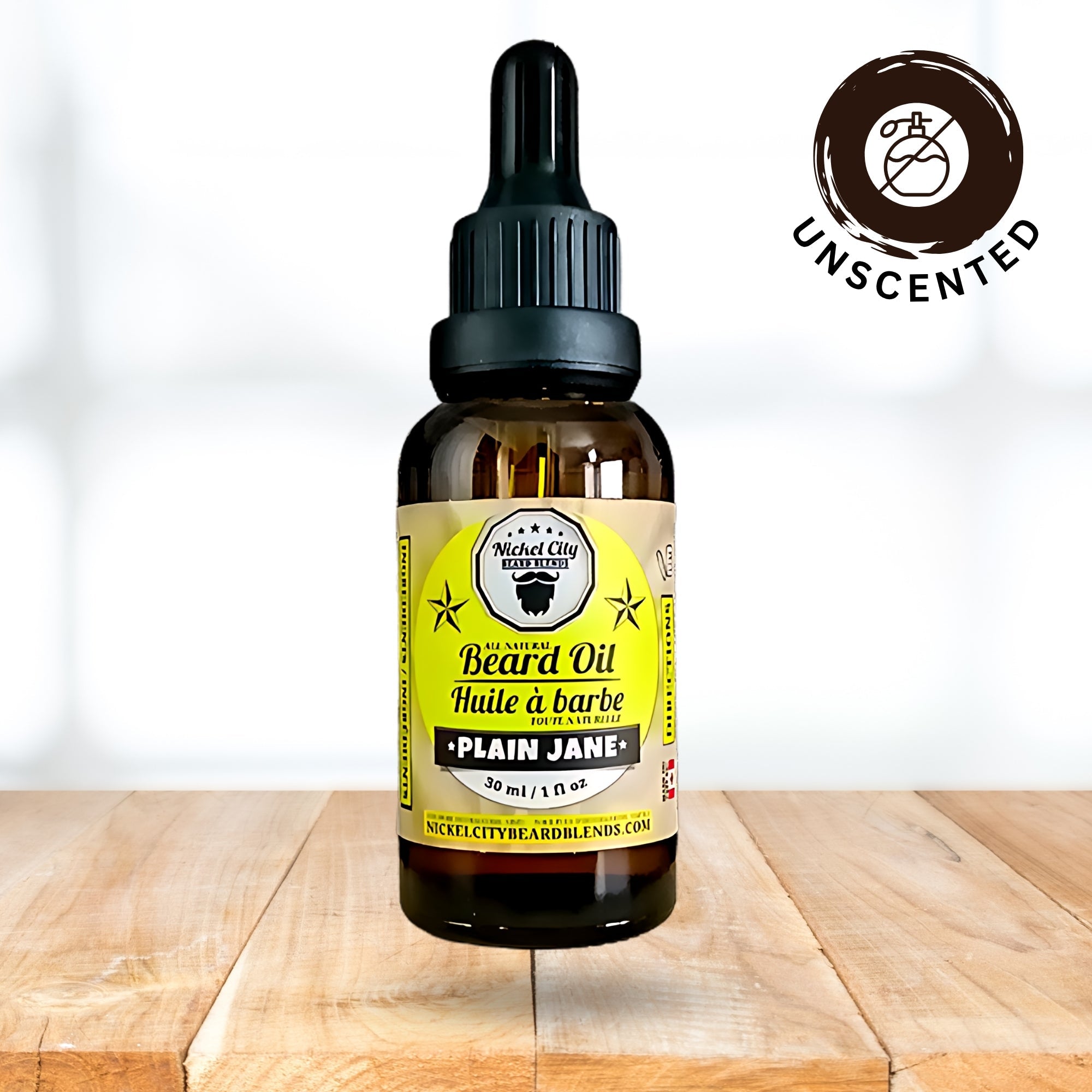 Plain Jane Beard Oil (30ml) – Naked, Unscented & Fragrance-Free | Premium Conditioning Beard Oil