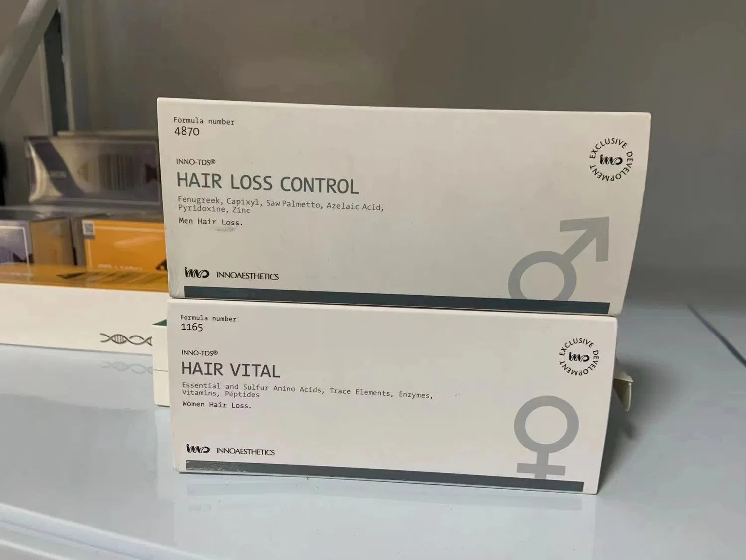 Inno-TDS Hair Vital Loss Control Treatment for Male Pattern Baldness & Androgenic Alopecia