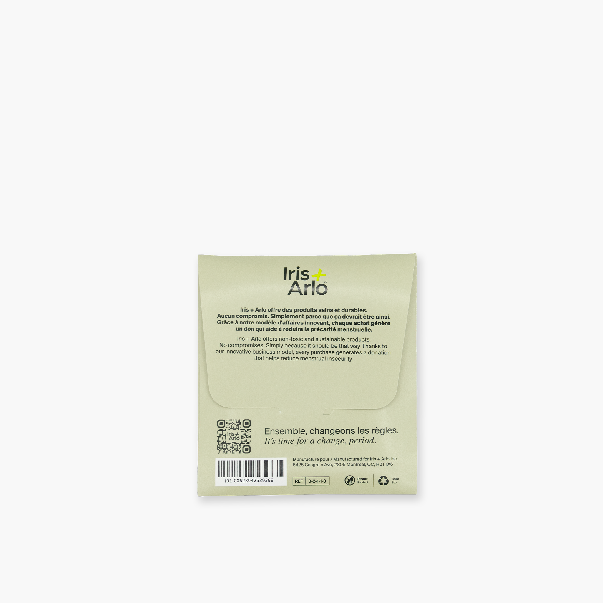Individual Packets - 100% Organic Cotton Daily Pads
