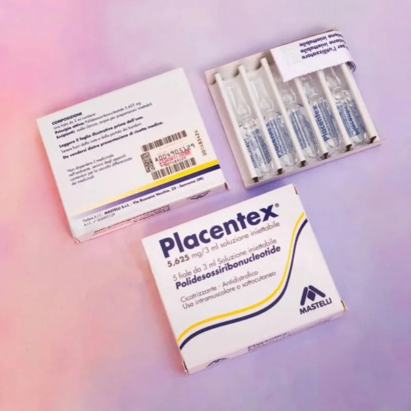 Italian Brand Placentex Salmon Placenta Skin Regeneration Injection 5.625mg/3ml Dermal Filler for Facial Repair