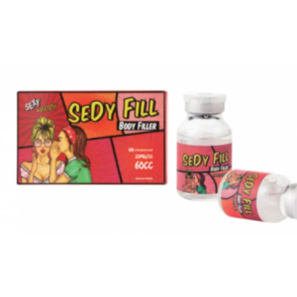 Korea Wanna Fill Sedy Fill 7D Gana Hyaluronic Acid Dermal Filler – Body Enhancement for Breast, Buttock, Penis Enlargement (60cc / 50ml / 10ml)