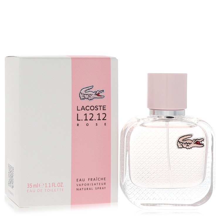 Lacoste Eau De Lacoste L.12.12 Rose Eau Fraiche Perfume By Lacoste Eau De Toilette Spray- Free Shipping