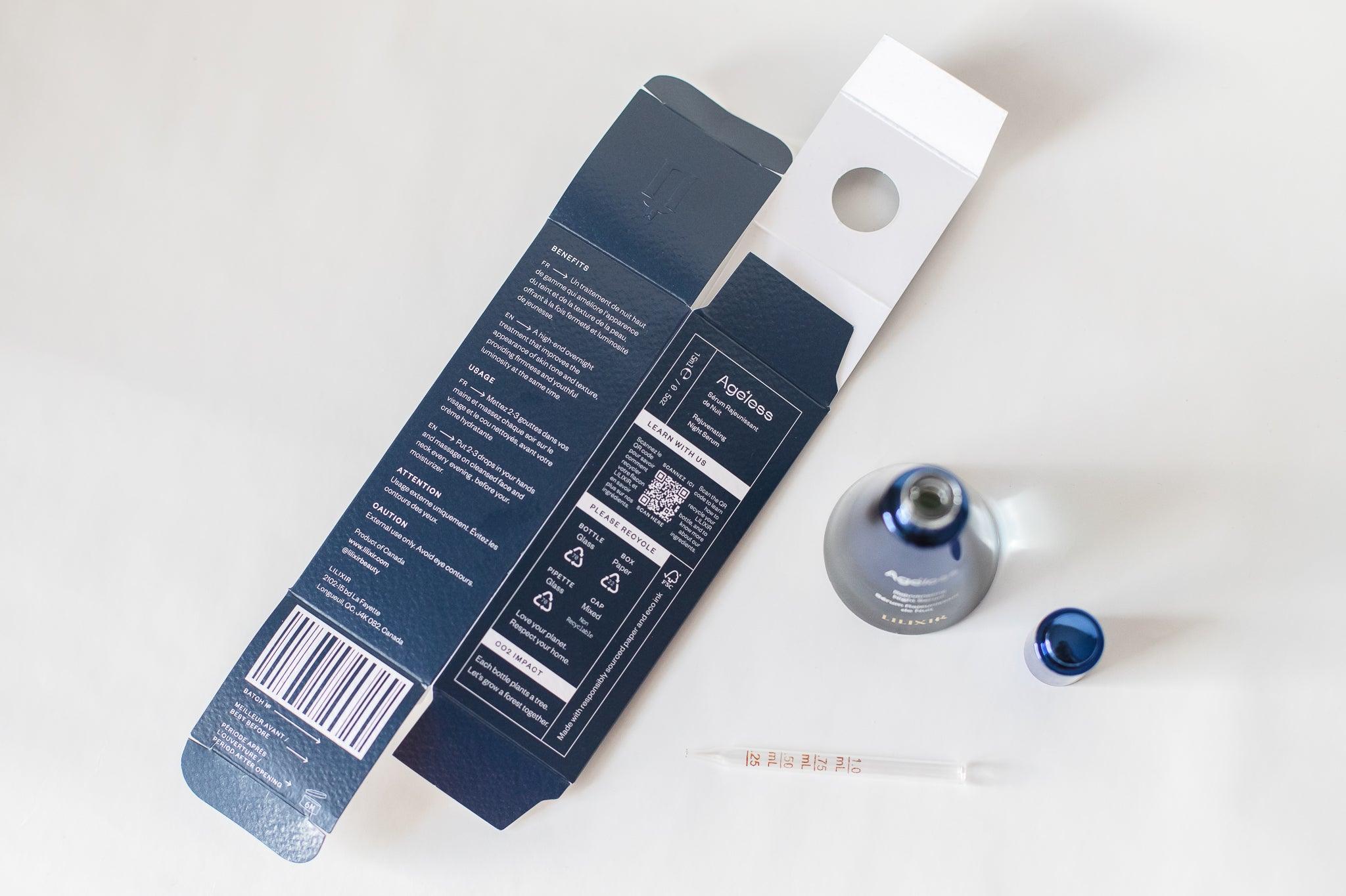 LILIXIR Ageless Rejuvenating Night Serum – Anti-Aging, Repairing & Hydrating Facial Oil