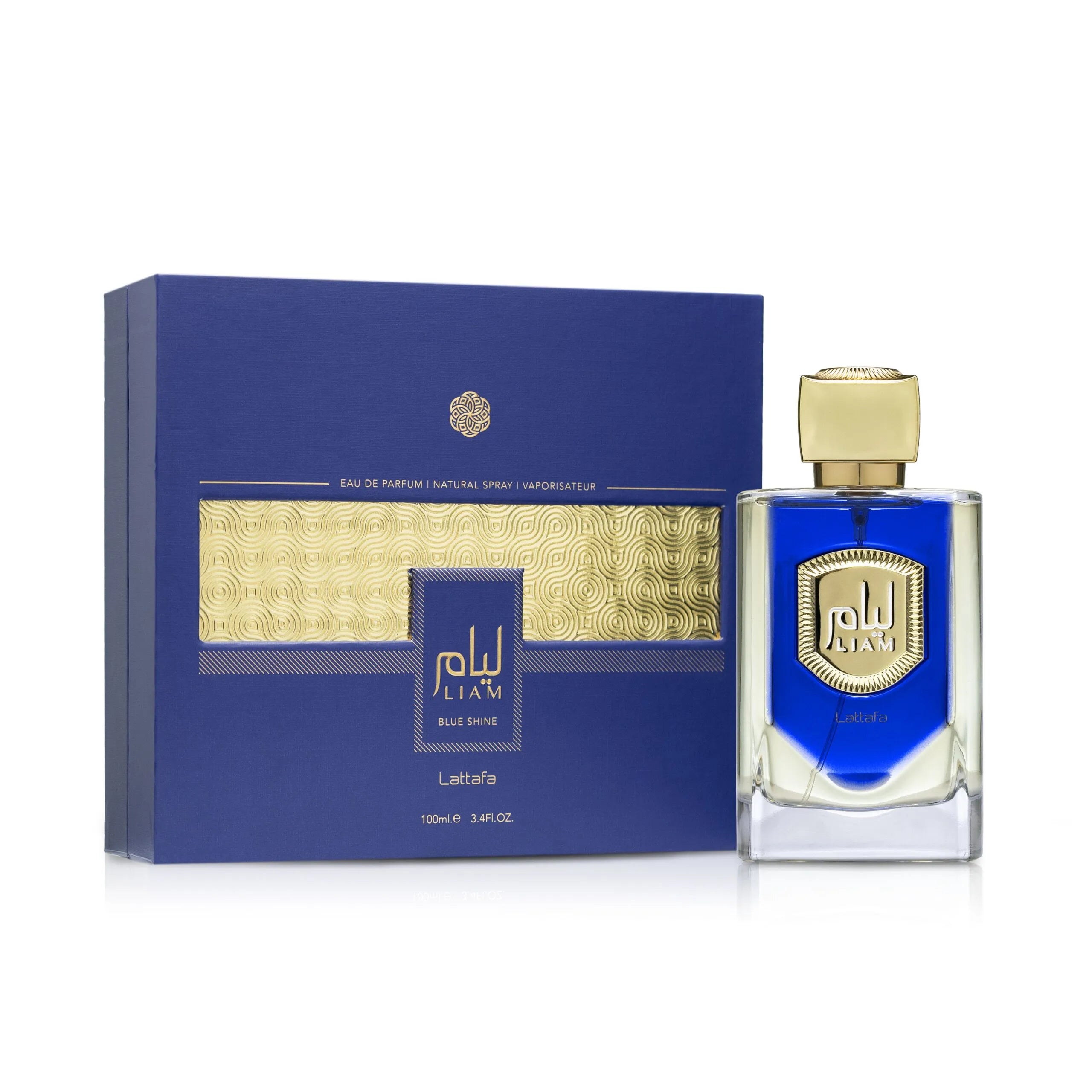 Liam Blue Shine EDP – Lataffa Unisex Fresh & Bold Fragrance