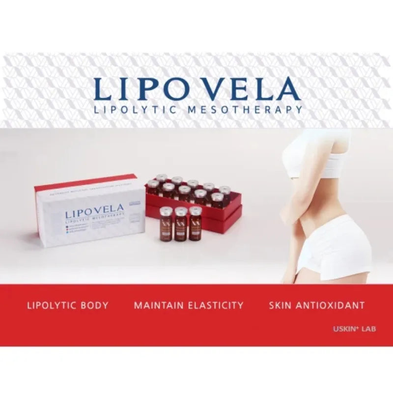 Lipovela PPC Fat Dissolver Solution 10ml × 10 Ampoules – All-Over Body Fat Dissolving Injection